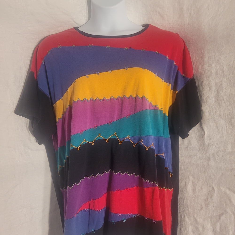 Victoria Jones Woman Multicolor Striped Blouse